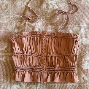 AE ruched crop top